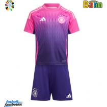 Tyskland Bortedraktsett Barn EM 2024 Kortermet (+ Korte bukser)